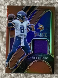 2020 Panini Select Kirk Cousins Bronze Player Worn Patch /49! - Picture 1 of 2