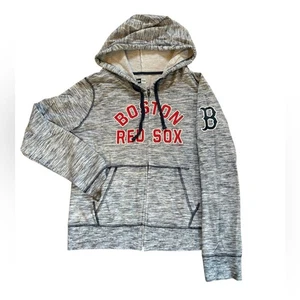 Boston Red Sox New Era Space Dye French Terry Full Zip Hoodie Womens Medium - Picture 1 of 9
