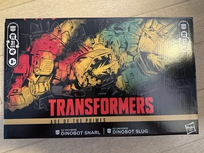 Transformers Age of the Primes G2 Universe Dinobots Slug & Snarl Pack Hasbro new - Image 1 of 4