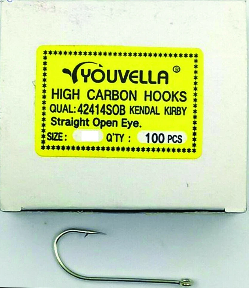 Youvella Open Eye Gang Chemically Sharpened 100x Charter Pack Fishing Hook - Cho - image 1 of 1