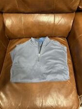 Primo Golf 1/4 Zip Blue/Grey Pullover Performance Men’s Size M Tailored Fit