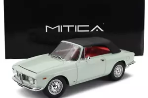 1:18 MITICA Alfa Romeo Giulia 1600 Gtc Cabriolet 1964 Light Blue MITICA100083 - Imagen 1 de 2