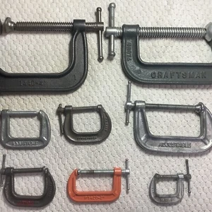 Vintage C Clamp USA -Craftsman Malleable - Pony & More 1440-4, 1420-2, 1415-1.5 - Picture 1 of 9