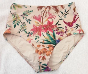 Zimmermann High Waisted Bikini Swim Bottom Only Size 3 8-10 US Tropical Florals - Picture 1 of 17