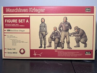 1/20 Hasegawa Maschinen Krieger Figure Set A #64002 Foto 1 de 4