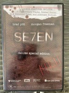 SE7EN: DELUXE SPECIAL EDITION (2-DISC SET) (1995) DVD LIKE NEW RARE - Picture 1 of 5