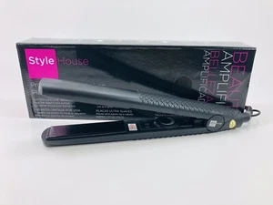 Style House Beauty Amplified 1" Professional Styling Iron Adjustable Heat - Picture 1 of 11