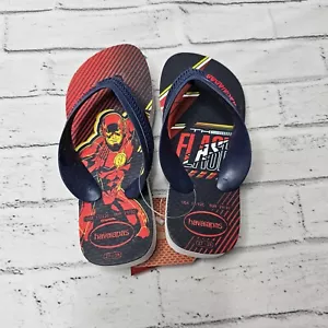 Havaianas Kid Max Herois Flash Flip-Flops UK 10/11 rot navy Unisex Pantoletten Sandale - Bild 1 von 4