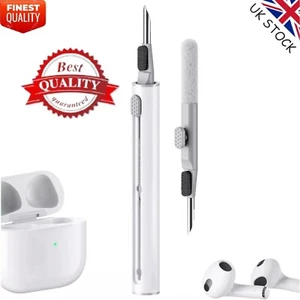 For Bluetooth Earphones Airpods 1 2 Earbuds Cleaner Kit Cleaning Brush Pen Tool - Picture 1 of 9