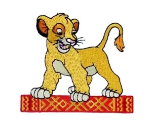 Classic Cartoon Lion King Simba Embroidered Iron On Patch - Picture 1 of 1