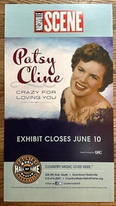 RARE PATSY CLINE 2012 NASHVILLE HALL OF FAME EXHIBIT POSTER BEAUTIFUL Must See - Picture 1 of 1