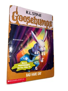 Original GOOSEBUMPS book RL STINE scary #41 BAD HARE DAY. - Picture 1 of 2