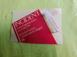 VINTAGE INCIDENT CONCENTRATED COLOGNE VIAL X 2 - Picture 1 of 1