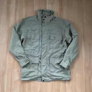 Fjallraven Men’s Khaki Green Zip Up Jacket Medium M - Picture 1 of 17