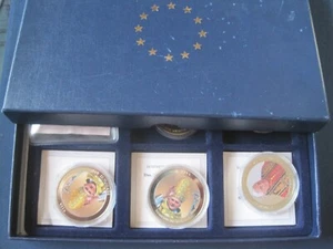 Sammlung 9 x  Medaillen Papst Zertifikate Benedikt XVI, Johannes Paul II - Bild 1 von 3