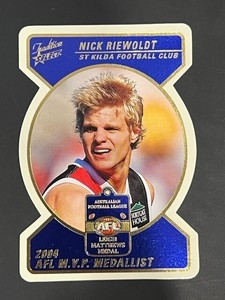 2005 Select Tradition Die Cut M.V.P Medallist MWFF4 Nick Riewoldt St Kilda
