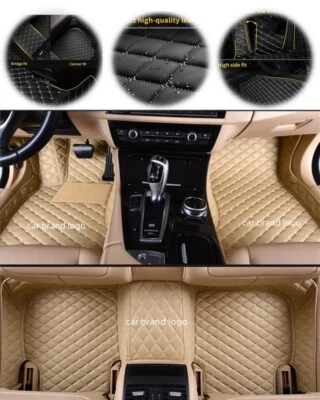 Car Floor Mats Fit for Chevrolet All Models Waterproof Liner Mats Luxury Custom Foto 1 de 4