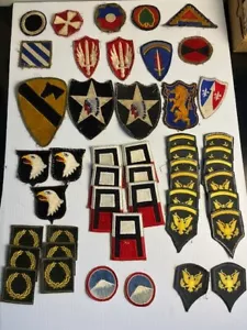 Insignia de infantería militar de la Segunda Guerra Mundial parches de uniforme 47 uso total y nuevo - Imagen 1 de 5