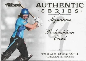 2022/ 23 Cricket Traders Authentic Signature (AS2) T. McGRATH Strikers 098/126 - Picture 1 of 1