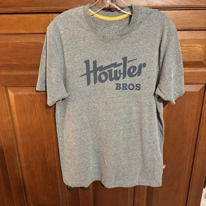 Howler Brothers Bros grau/marine Kurzarm T-Shirt Medium - Bild 1 von 5