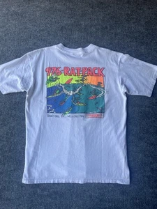 Vintage 90s Gordon and Smith 976 Rat Pack Surf Tee Shirt White Size Large USA - Picture 1 of 11