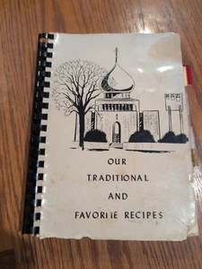 1968 Unsere traditionellen und Lieblingsrezepte Kochbuch Russisch Orthodoxe Kirche NH CT - Bild 1 von 10