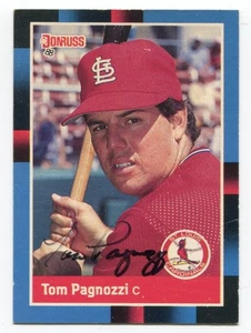 1988 Donruss Tom Pagnozzi Signed Card Baseball Autographed Auto #577 - Picture 1 of 2
