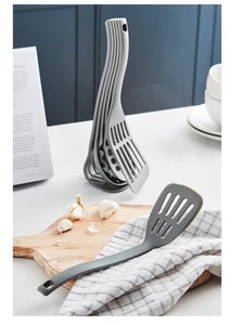 Set of 6 Stacking Elegant Kitchen Utensils Size One Size FREE 3 PACK CONTAINERS - Picture 1 of 5