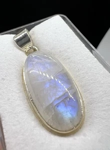 Mondstein in Silber 925 ca. 36 ct 25/13 mm - Bild 1 von 2