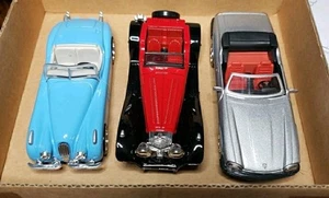 National Motor Museum Vintage New Ray 3 X Jaguar Sports Classic Car Diecast - Picture 1 of 5