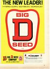 1974 Print Ad of Big D Corn Seed Co The New Leader Catlin IL