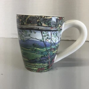 Sakura Tuscan Travels Sarina Coffee Mug Retired Rare Earthware - Picture 1 of 12