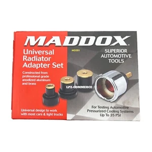 MADDOX MD5B1 Universal Radiator Adapter Set Cooling System Tester - Picture 1 of 2