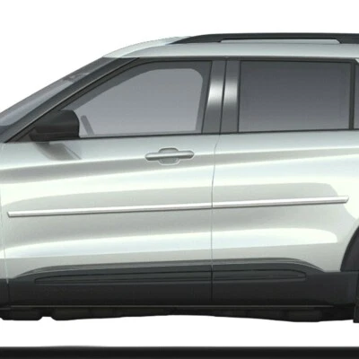 For: Ford Explorer 2020-2024 Chrome Body Side Moldings #CBM-300-5657-5859 Foto 1 de 4