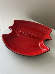 Vintage Sequoia Ware Ashtray Vintage Red | Mid Century Modern - Picture 1 of 7