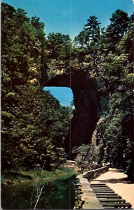 Natural Bridge VA Seven Wonders of the World Lee Highway Postcard - Picture 1 of 2