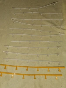 Vintage Aurora HO Scale Yellow & White Corner Railings Lot - Picture 1 of 4