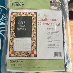 Kitchen Chalkboard Calendar Kit - Picture 1 of 3