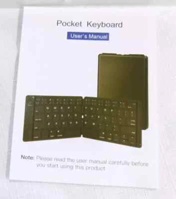 Samsers Pocket Keyboard Foldable Bluetooth Windows iOS Android - Image 1 of 4
