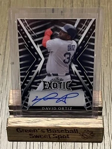 2023 Leaf Exotic Baseball David Ortiz Auto 1/1 Boston Red Sox - Picture 1 of 3