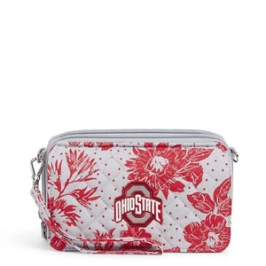 Vera Bradley Women's Cotton Collegiate All in One Crossbody Purse With RFID P... - Picture 1 of 5