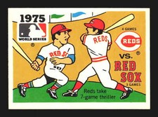 1971 Fleer Laughlin World Series #73 1975 - Reds vs. Red Sox