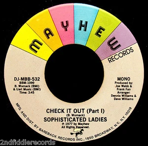 SOPHISTICATED LADIES-Check It Out-Great Disco Soul Funk DJ 45-MAYHEW #DJ-MBB-532 - Picture 1 of 2