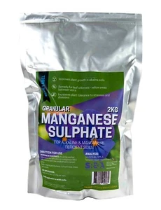 Manganese Sulphate Granular Fertiliser 2kg SREDA Trace Element Fertilizer - Picture 1 of 2