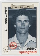 1990 Best Springfield Cardinals All Decade Randy Hunt #33