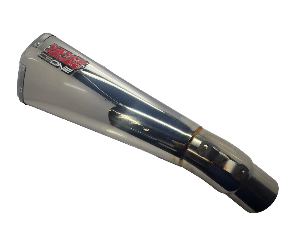 09-12 Kawasaki Ninja ZX6R Vance & Hines CS1 Cónico Deslizable Acero Inoxidable ESCAPE Foto 1 de 4