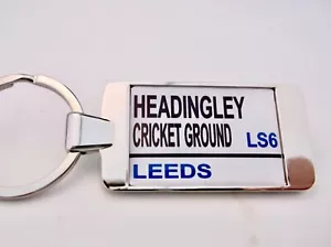 YORKSHIRE COUNTY STADION STRASSENABZEICHEN STRASSENSCHILD SCHLÜSSELANHÄNGER SCHLÜSSELANHÄNGER KETTE GESCHENK - Bild 1 von 3