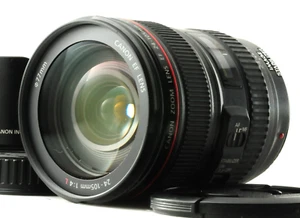 N.Mint Canon EF 24-105mm f/4 L IS USM Standard Zoom AF Lens w/ caps From Japan - Picture 1 of 13