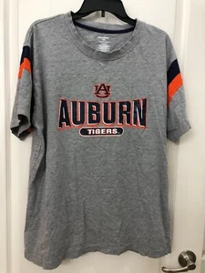 Auburn Tigers grau orange blau Kurzarm Baumwollmischung Herren Hemd XL - Bild 1 von 5