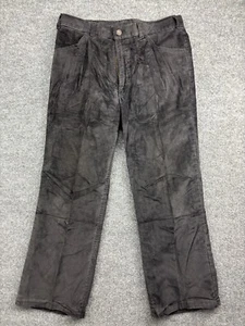 VNTG 70's Levis 517 Flare Pant Men's 33x32 Disco Glam Velour SF 207 Made in USA - Picture 1 of 11